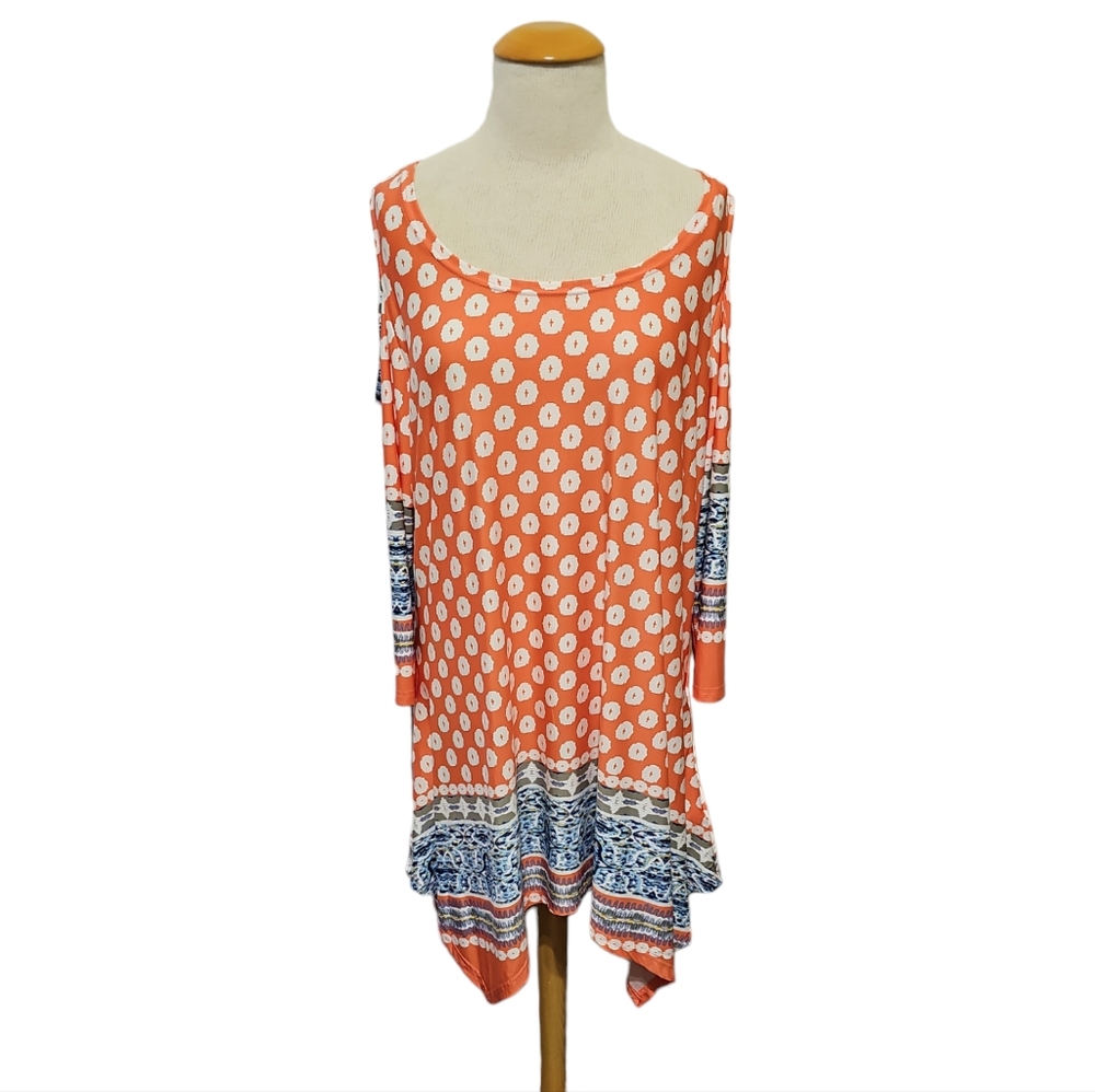 2X White Mark Long Tunic or Midi Dress